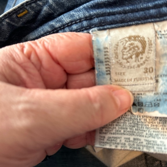 Men’s Diesel Zatiny Jeans Size 30 See Pics Blue 5128 - Picture 4 of 13